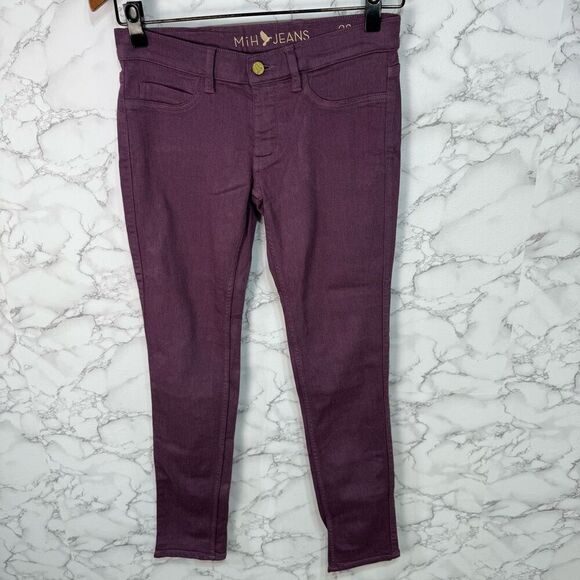 Women’s Jeans sz 28 Made in Heaven by Theory Jeans sz 28 Skinny Purple # F830 - Picture 5 of 10